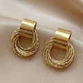 Minimalist, Personalized, Elegant Earrings with a Sense of Luxury and Versatility, Earrings with Loops, and Light Luxury Earring