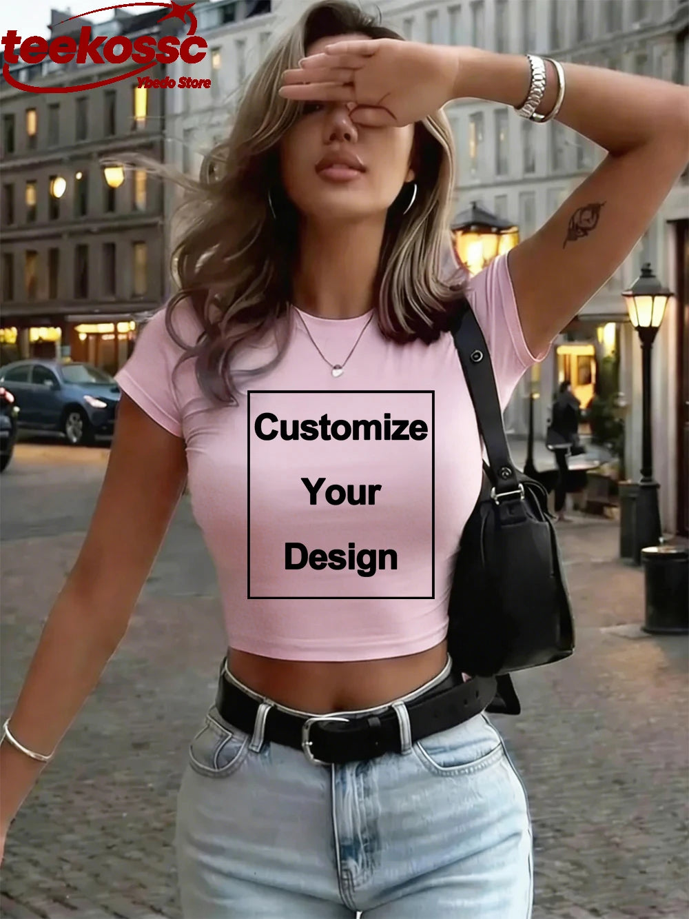 Women's Custom Graphic Crop Top
