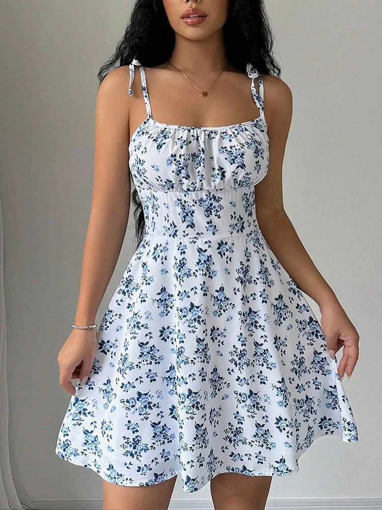 Women's Floral Spaghetti Strap Sundress
