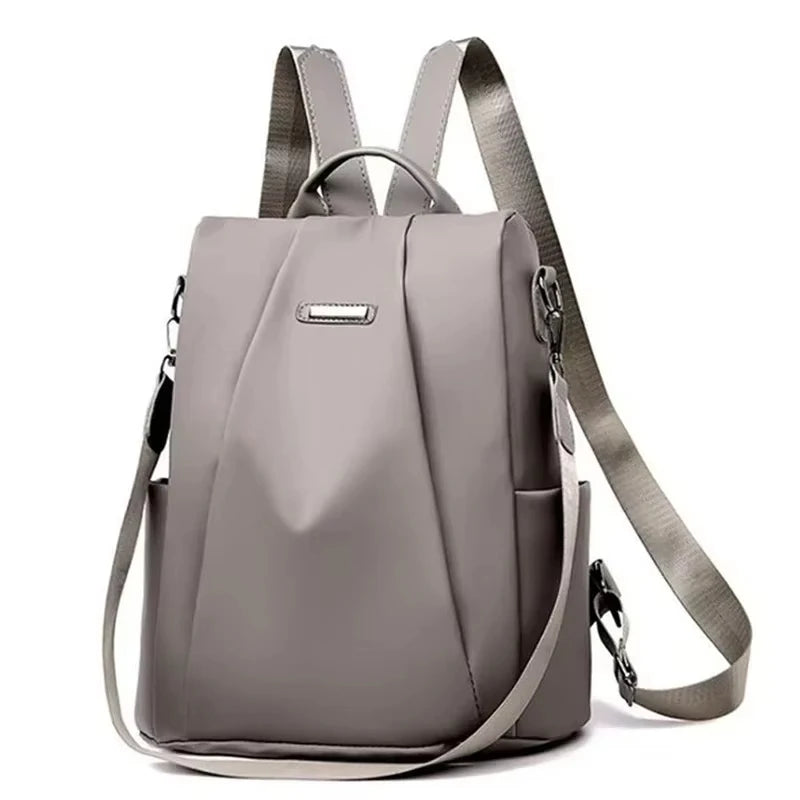 New women's fashionable multifunctional backpack solid color backpack detachable casual portable shoulder strap