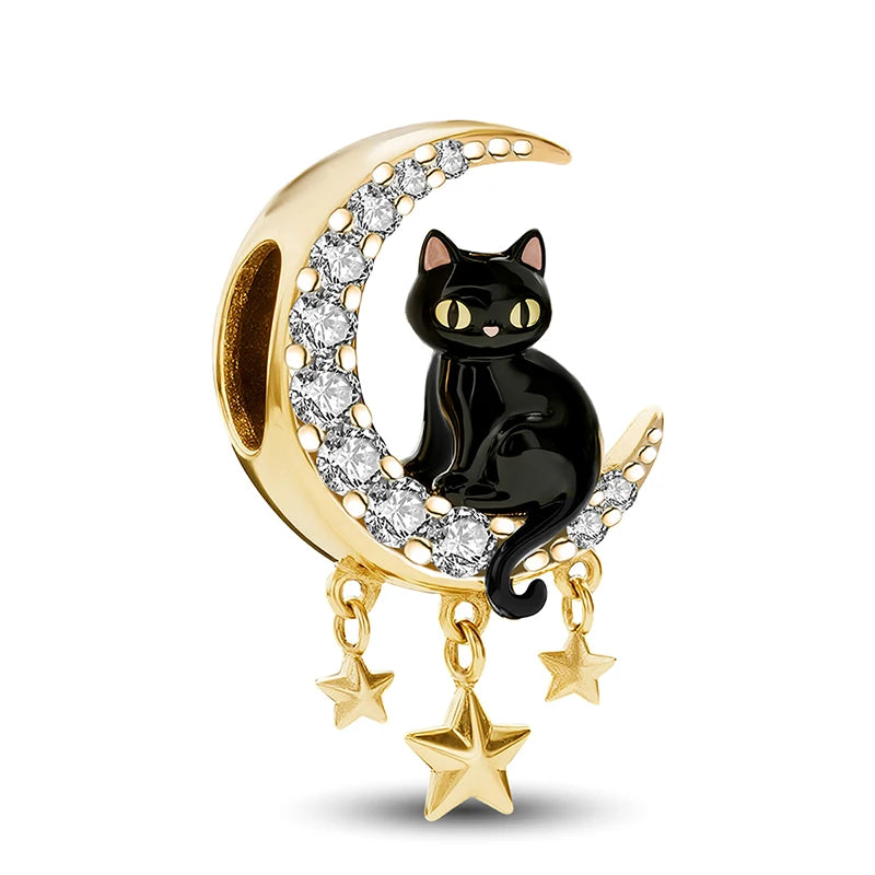 925 Silver Plated Cute Love Heart Firefly Golden Series Charms Bead Diy Bracelet Necklace Making Gift Of High Quality Jewelry