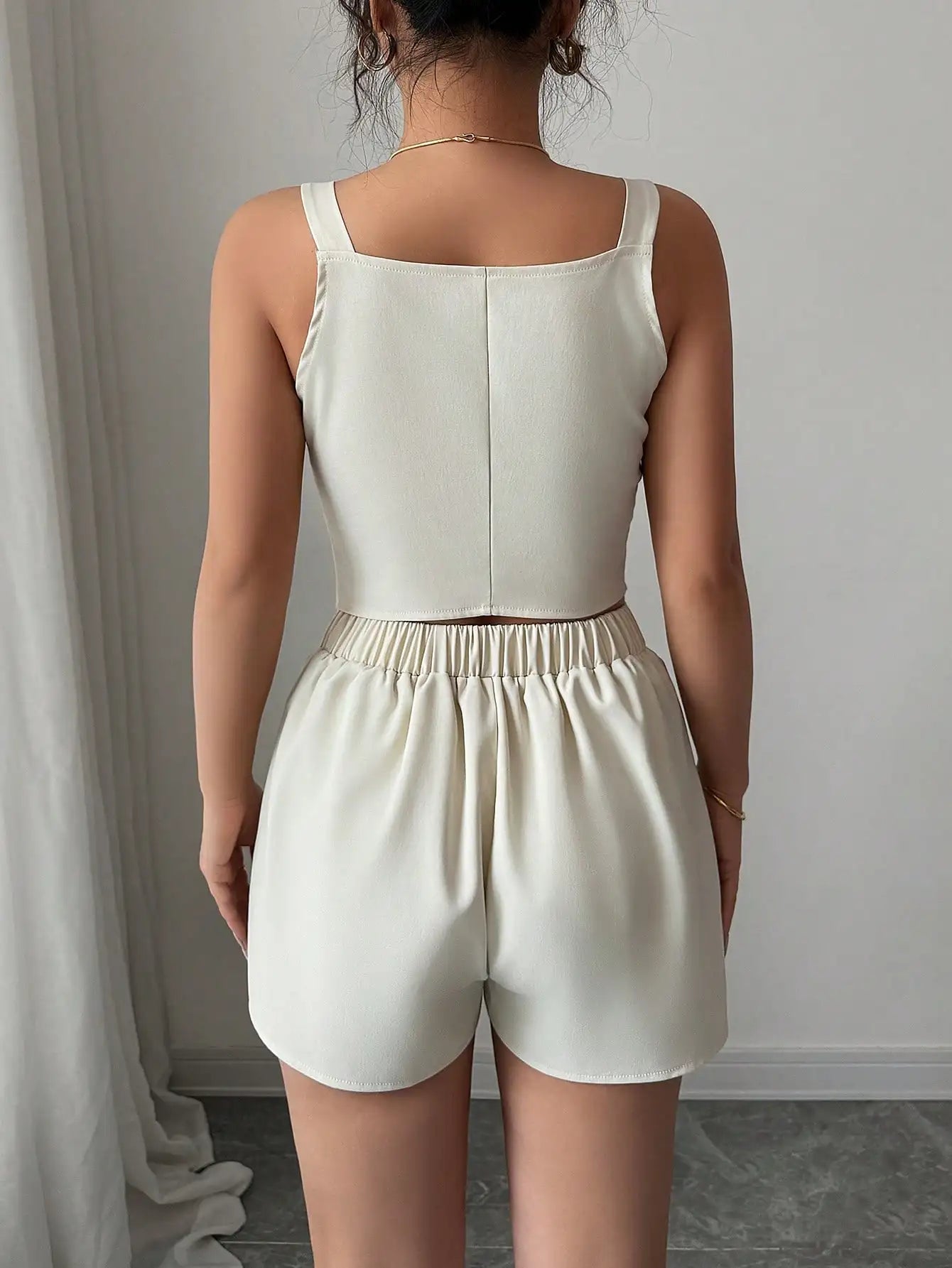 Women's Vest & Shorts Two-Piece Set