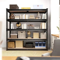 5 Tier Garage Shelving 72/60 Inch Height, 2000LB Capacity Heavy Duty Adjustable Storage Shelves for Closet Pantry Garage