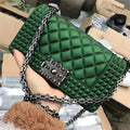 SGARR Fashion Women PVC Messenger Bags High Quality Chain Ladies Handbags Crossbody Bag 2024 Luxury Deisgner Female Shoulder Bag
