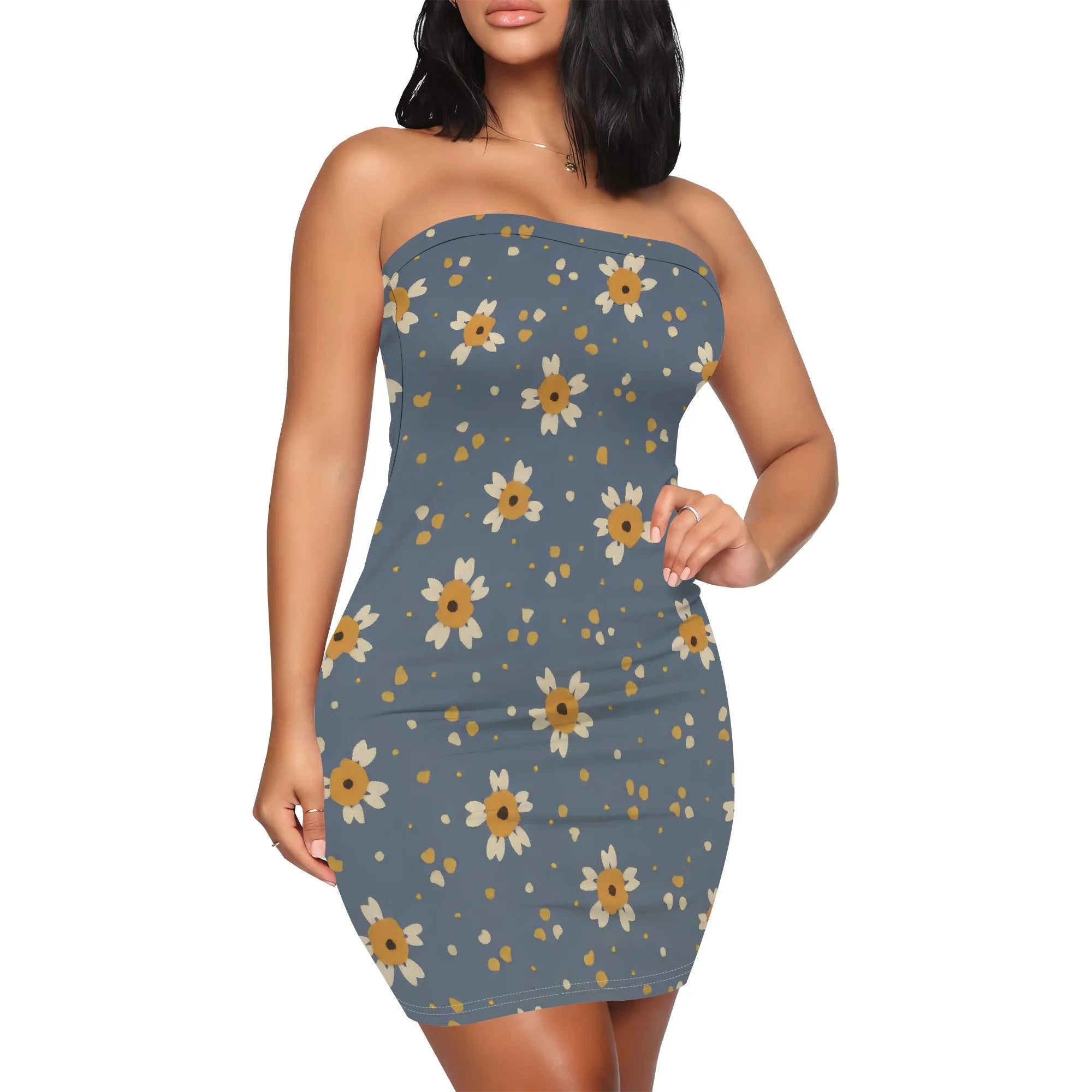 Women's Summer Strapless Mini Dress