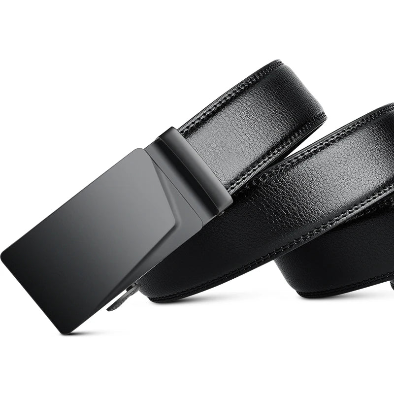 Plus  Large LONG Size 105 130 140 150 160 170cm Belt for Men Famous Brand Designer Automatic Buckle Wast Straps Belt PU Leather