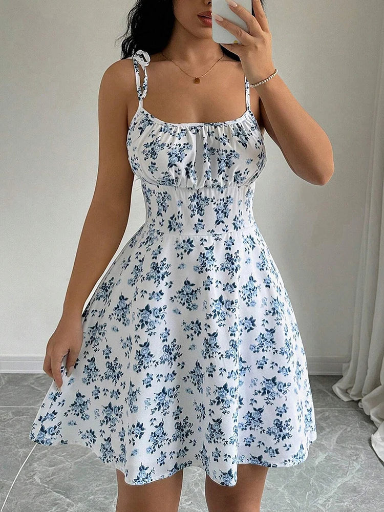 Women's Floral Spaghetti Strap Sundress