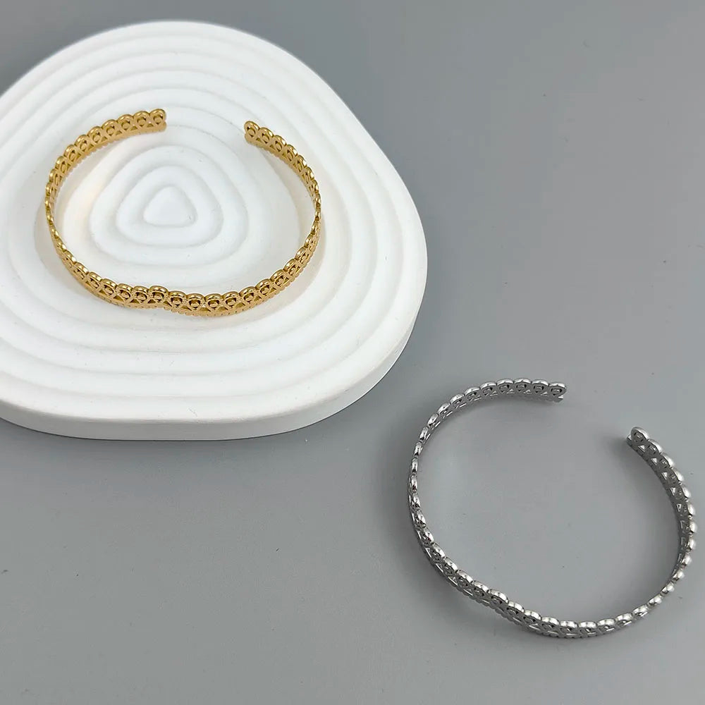 New crown shape stainless steel gold plated 18K bracelet, high quality waterproof silver jewelry, couple gift