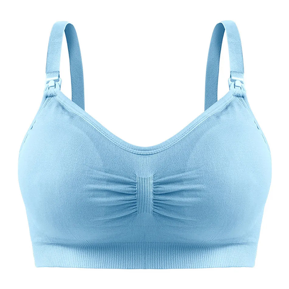 High Quality Plus Size Nursing Bra Breathable Women Breastfeeding Underwear Seamless Maternity Bra Push Up