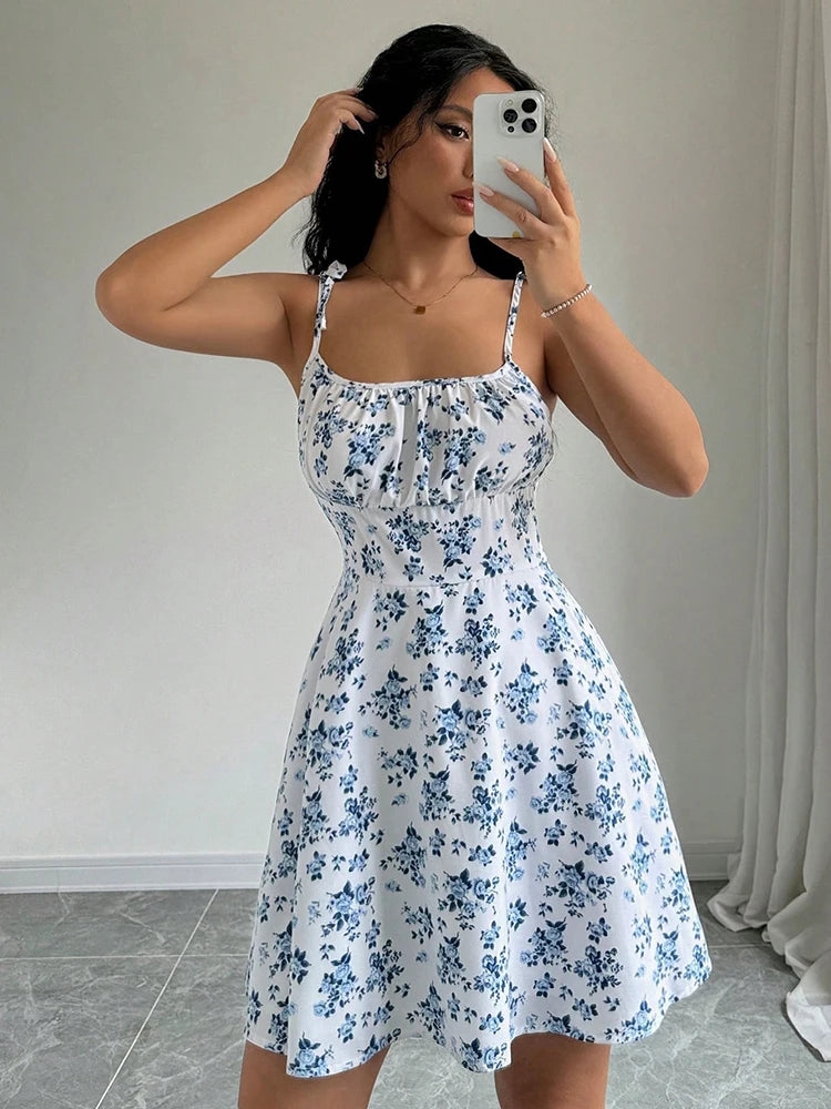 Women's Floral Spaghetti Strap Sundress