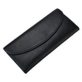 Genuine Leather Women Long Wallet Custom Letters Slim Female Clutch Bag Personalize Name Initials Folded Lady Card Holder Purse