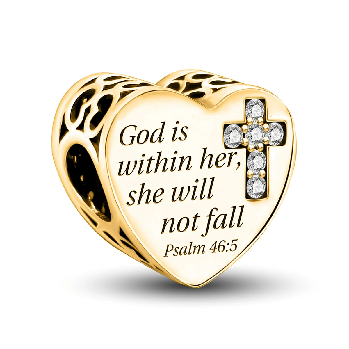 925 Silver Plated Cute Love Heart Firefly Golden Series Charms Bead Diy Bracelet Necklace Making Gift Of High Quality Jewelry