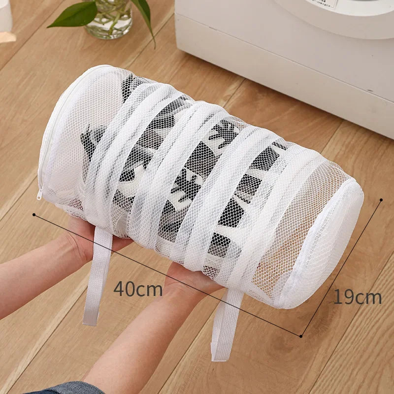 Shoe Washing Hanging Bag Household Anti-deformation Washing Bags Home Using Protects Shoes Mesh Bag Laundry Storage Organization