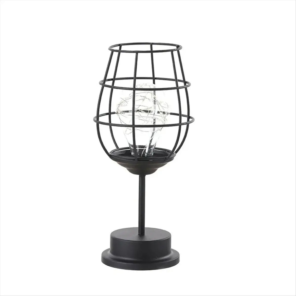 LED Decorative Cage Table Lamp