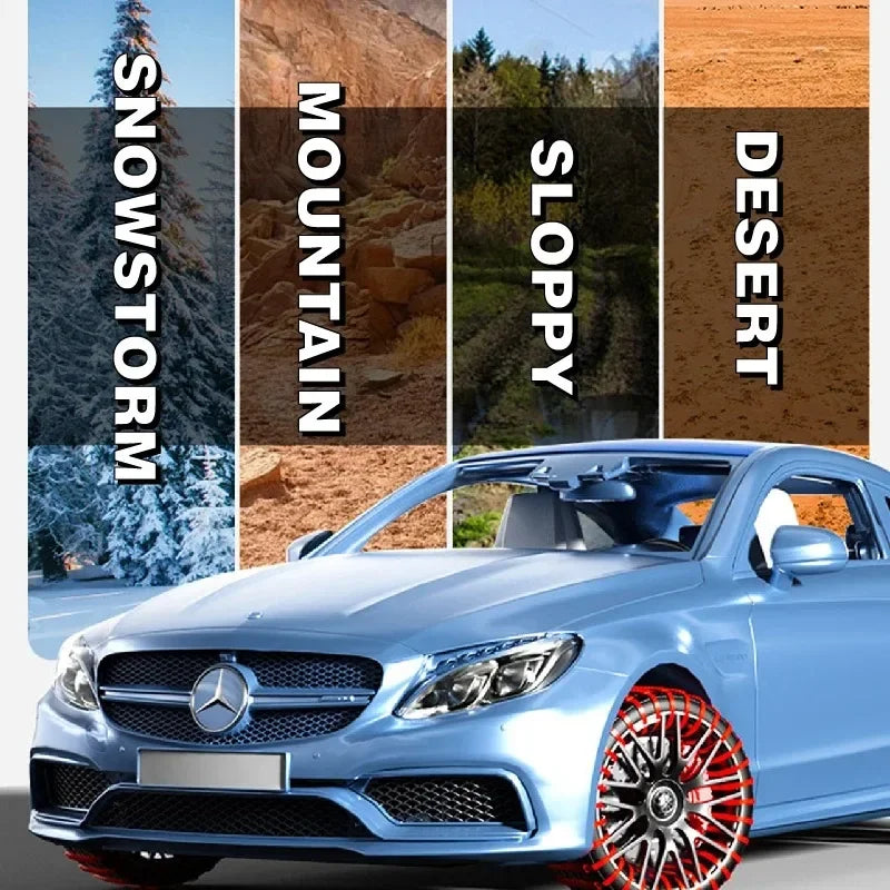 Anti Skid Snow Chains Car Winter Tire Wheels Chains Bad Terrain Wheels Anti-slip Tie Emergency Universal Lockout Artifact Tools