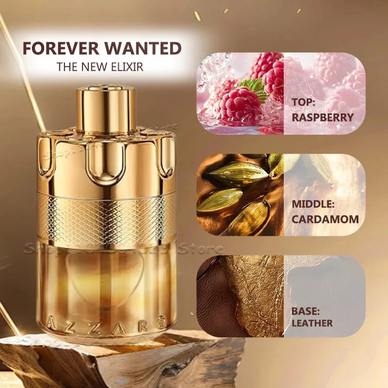 The Most Wanted Eau de Parfum Intense – Woody & Spicy Cologne for Men with Fougère and Ambery Notes Amber Wood, Cardamom