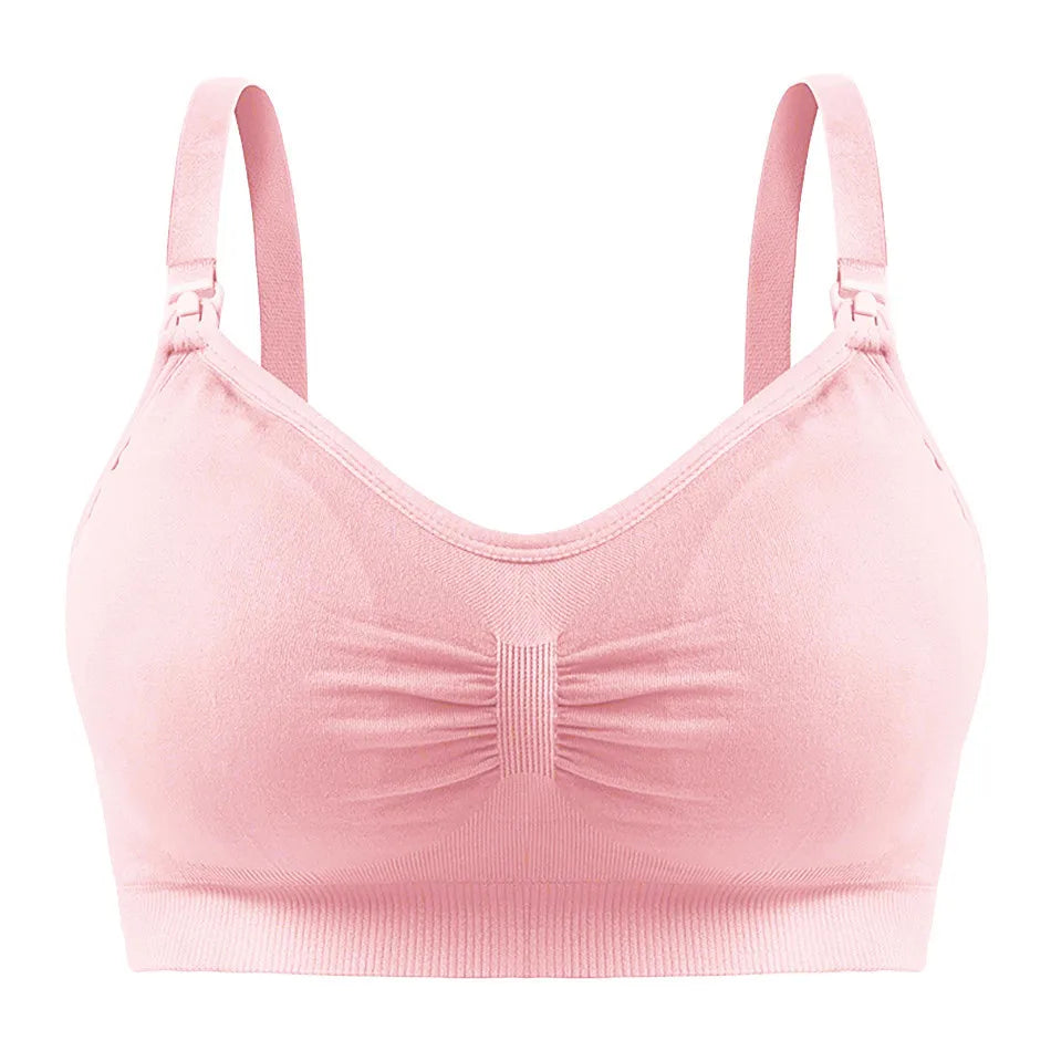 High Quality Plus Size Nursing Bra Breathable Women Breastfeeding Underwear Seamless Maternity Bra Push Up
