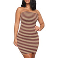 Women's Summer Strapless Mini Dress