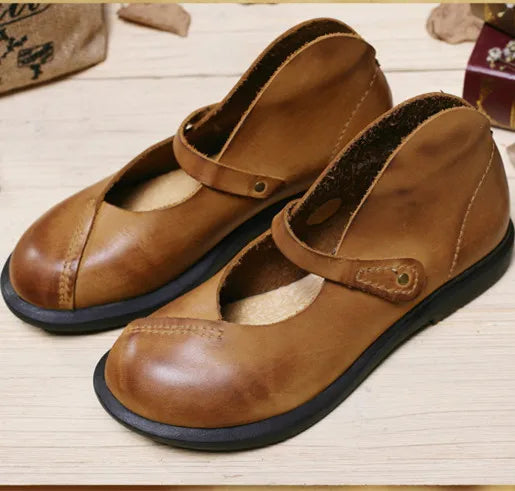 Careaymade-high quality Handmade 100% genuine leather women motorcycle shoes women Spring shoes big size Women Leisure Shoes