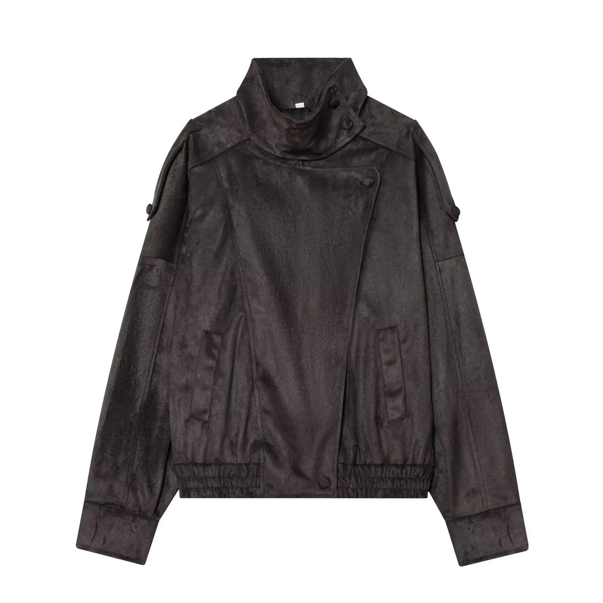 Women's Faux Leather Biker Jacket