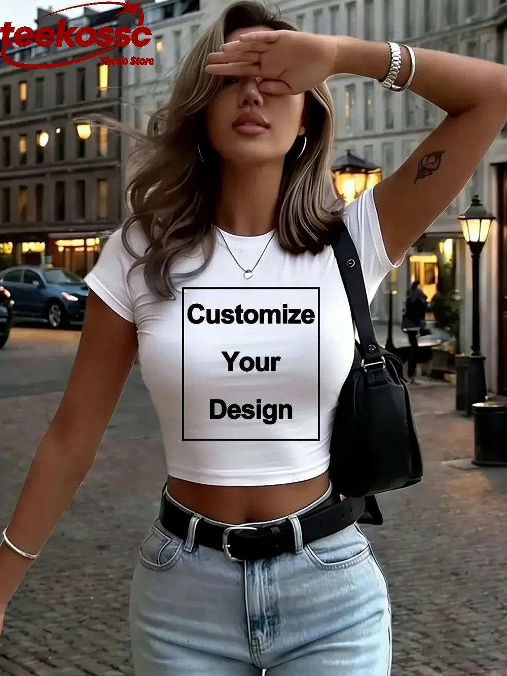 Women's Custom Graphic Crop Top