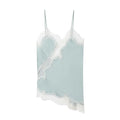 Women's Lace Trim Backless Cami Top