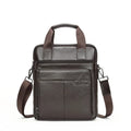 MEIGARDASS Genuine Leather Business Briefcase Men Travel Shoulder Messenger Bags Male Document Handbags Laptop Computer Bag