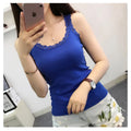 Women's Sleeveless Casual Lace Tank Top