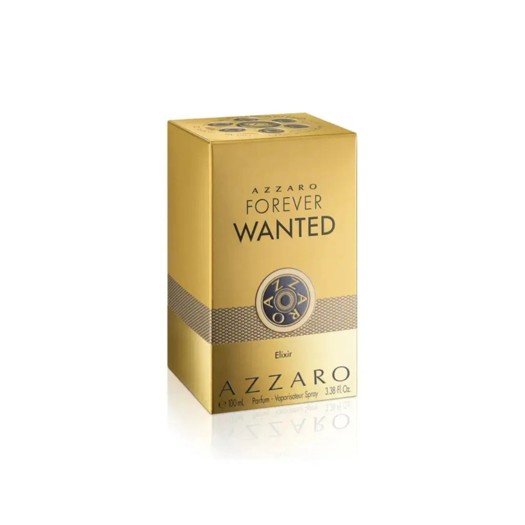 Azzaro Forever Wanted Elixir Eau De Parfum for Men Fruity Spicy Cologne Raspberry Cardamom Leather Long Lasting Gift Choice