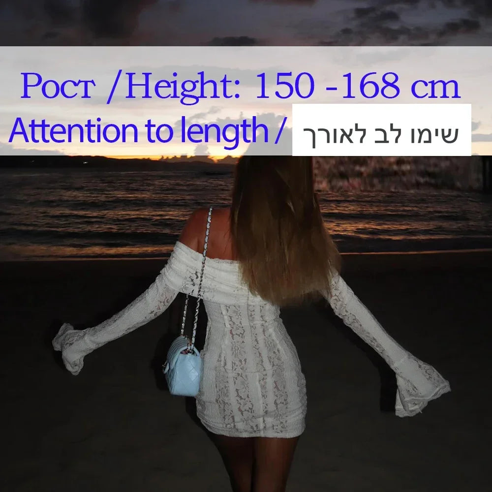 Suninheart White Evening Dresses for Events Red Long Sleeve Lace Elegant Party Dresses 2025 Women Luxury Wedding Prom Dress Gown