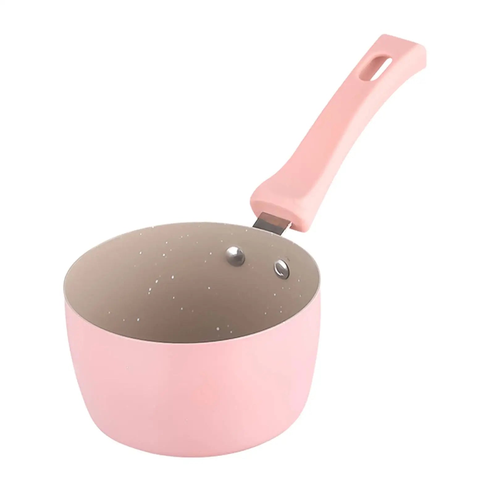 Milk Pan Stainless Steel with Long Handle Milk Pot Non Stick Sauce Pan for Outdoor Camping Breakfast Gas Stove RV Travel