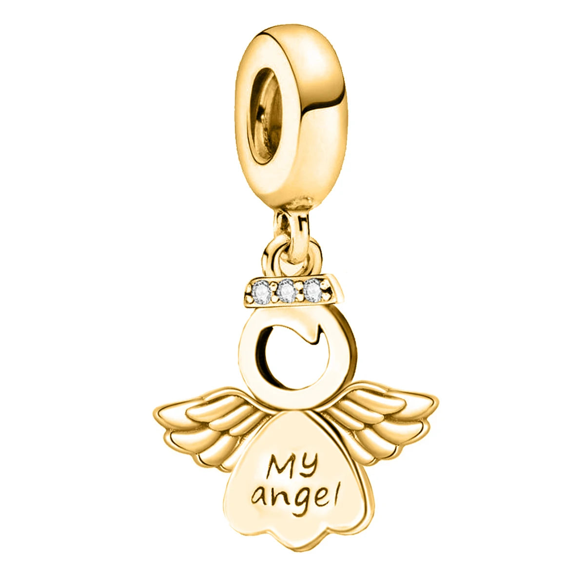 925 Silver Plated Cute Love Heart Firefly Golden Series Charms Bead Diy Bracelet Necklace Making Gift Of High Quality Jewelry