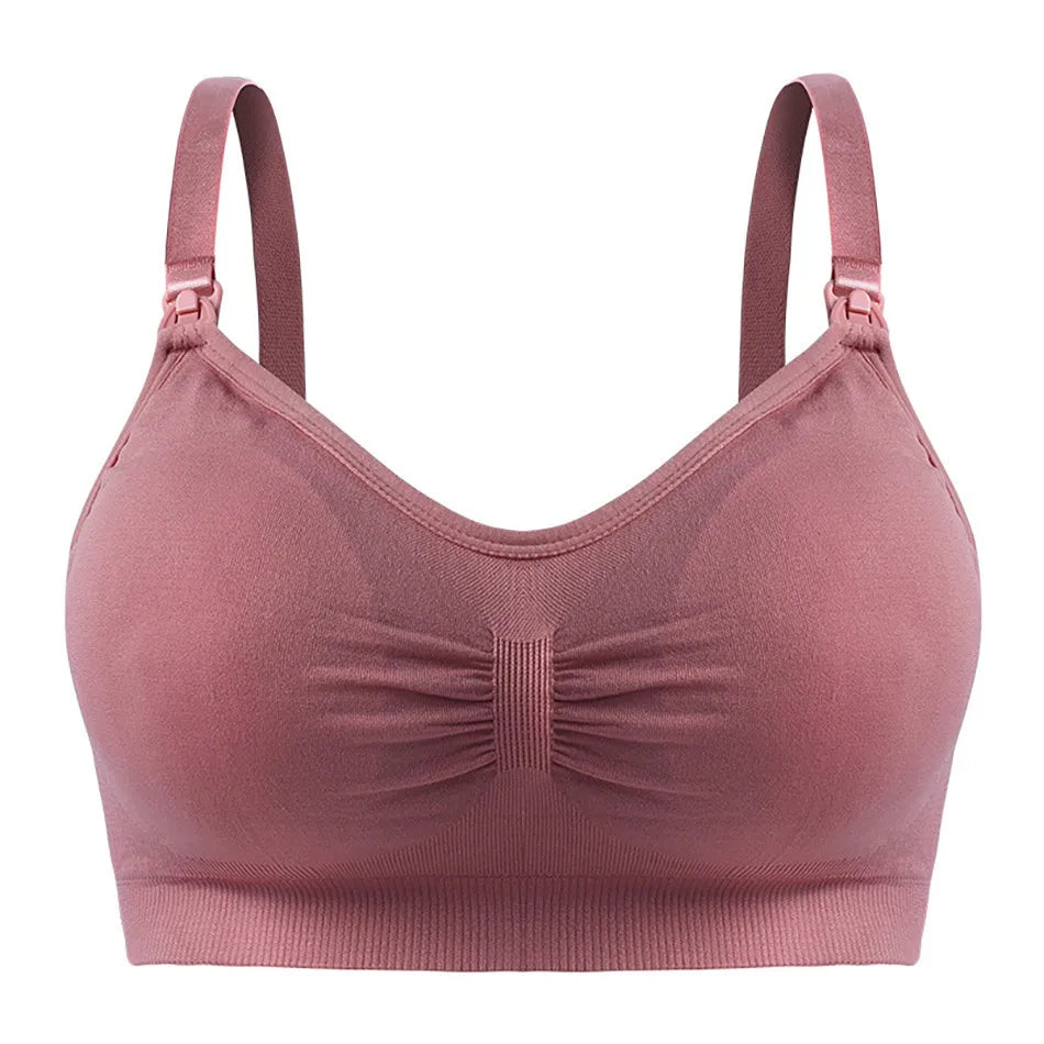 High Quality Plus Size Nursing Bra Breathable Women Breastfeeding Underwear Seamless Maternity Bra Push Up