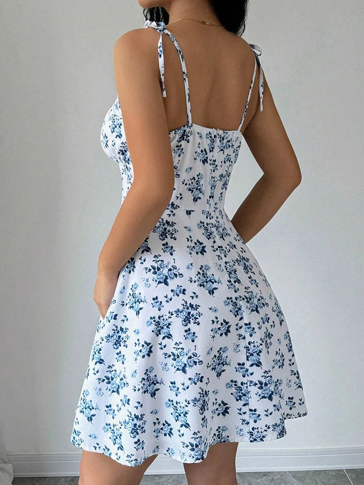 Women's Floral Spaghetti Strap Sundress
