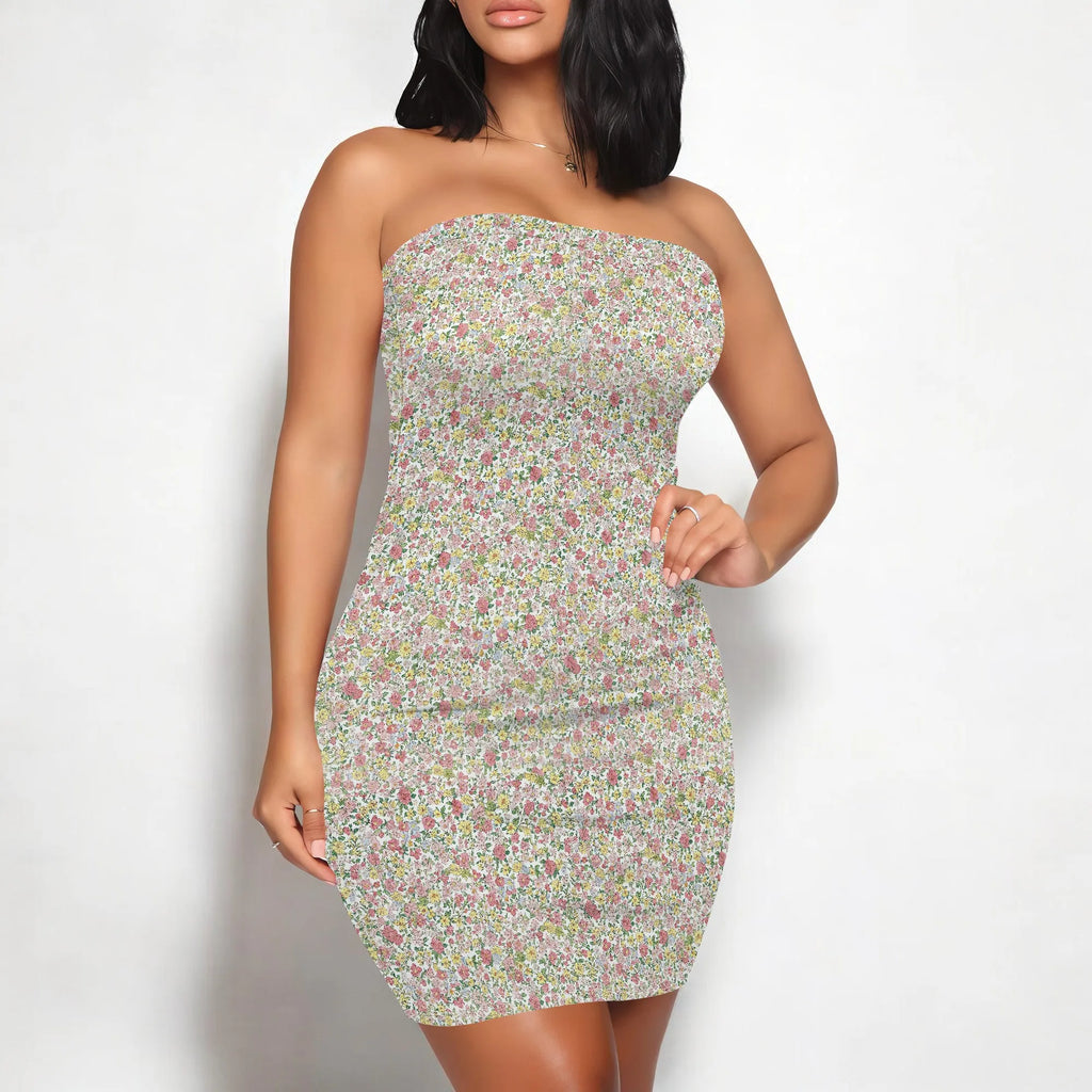 Women's Summer Strapless Mini Dress