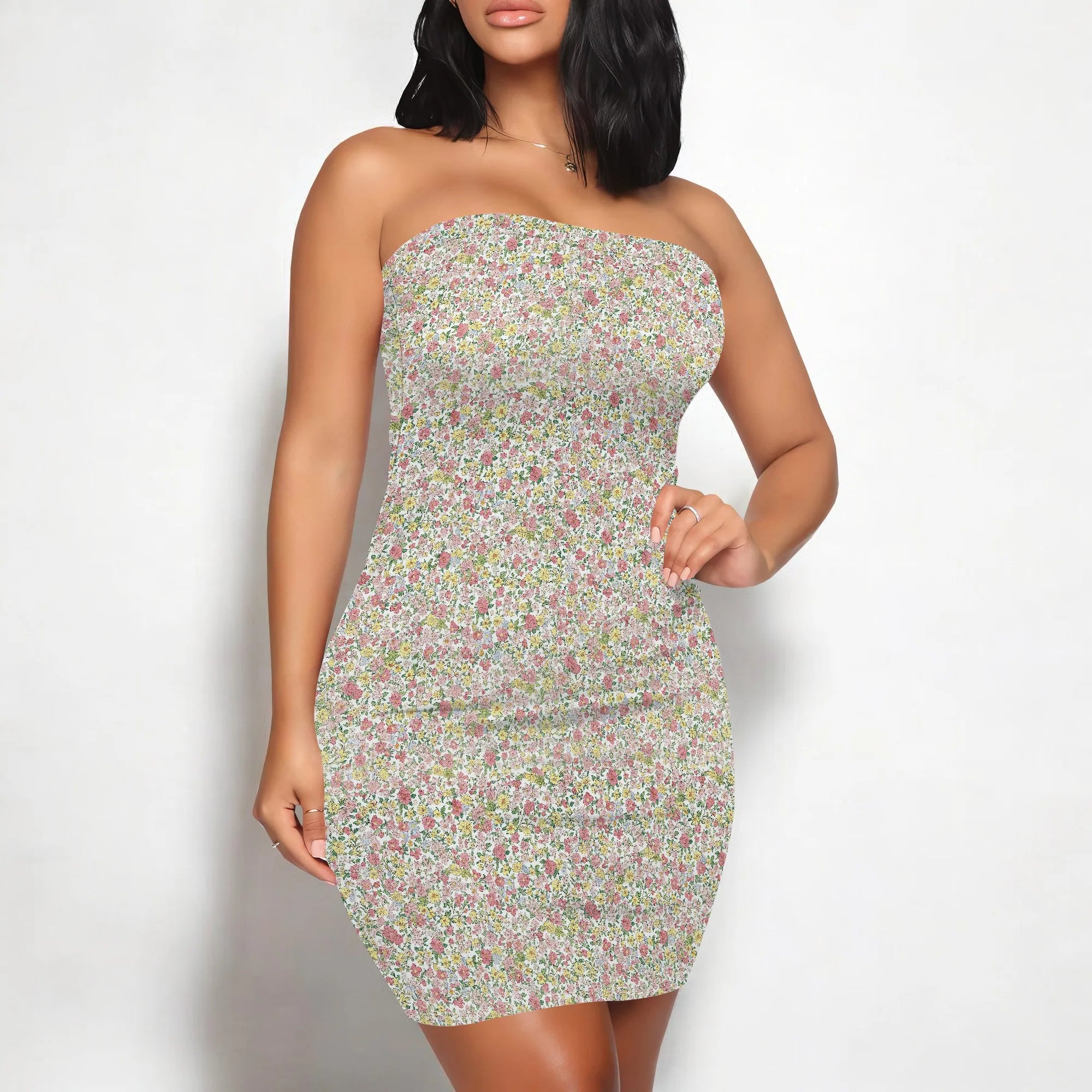 Women's Summer Strapless Mini Dress