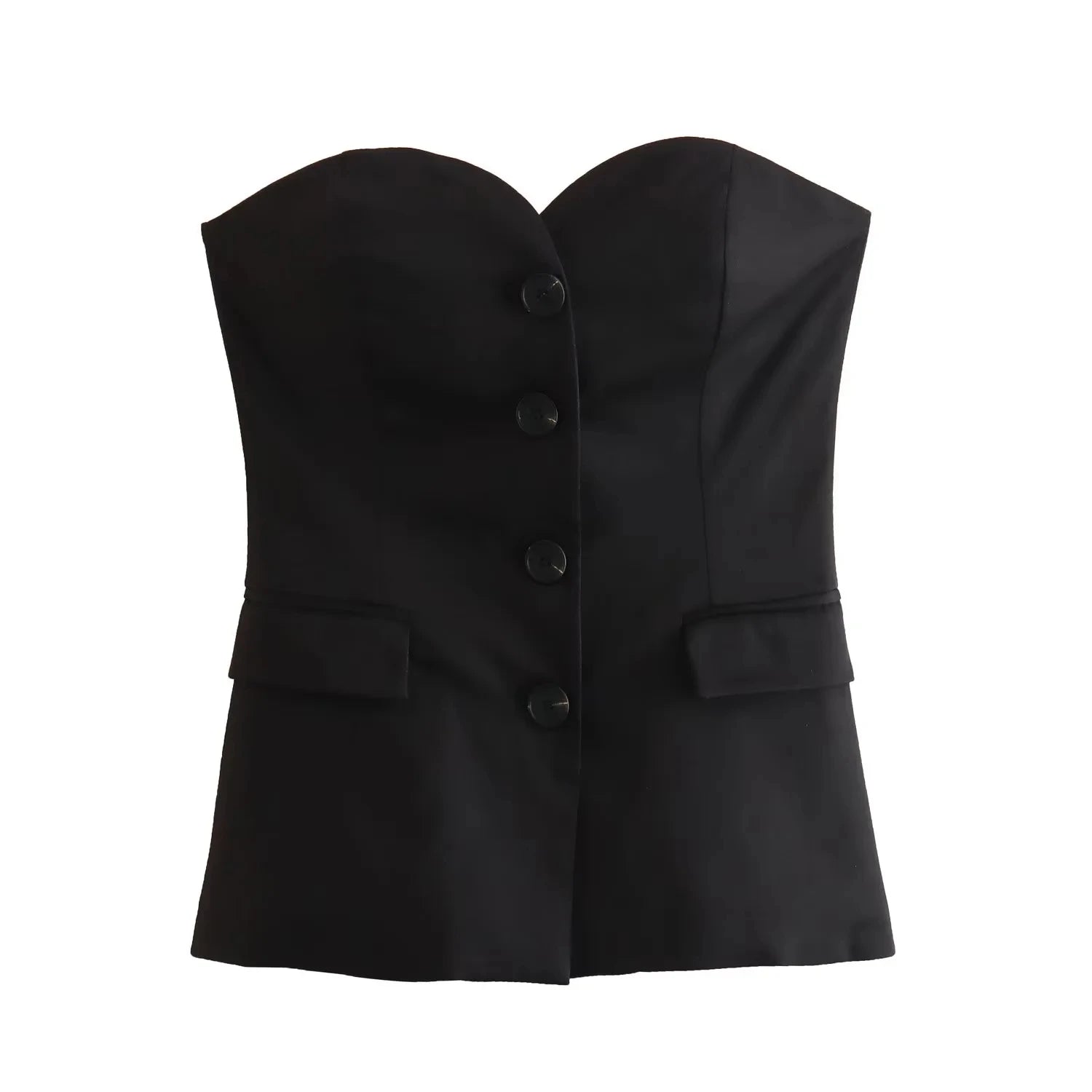 Women's Strapless Pant Suit Set