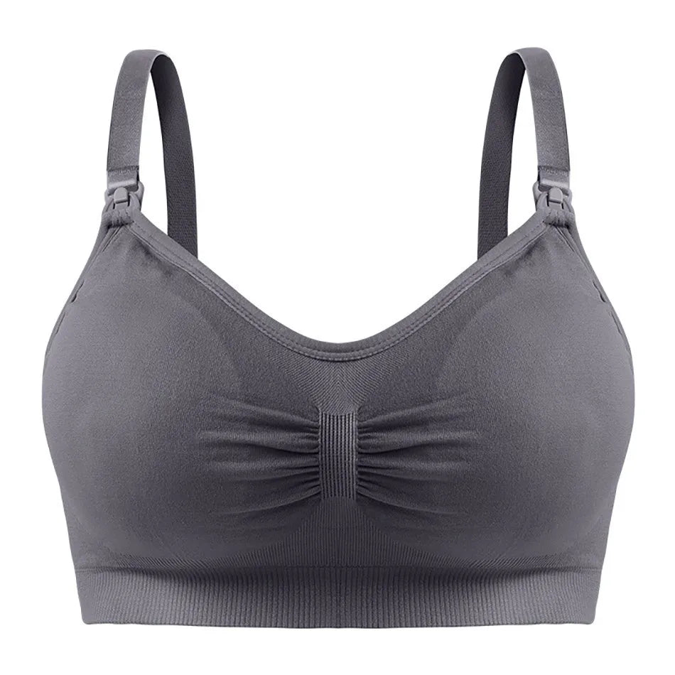 High Quality Plus Size Nursing Bra Breathable Women Breastfeeding Underwear Seamless Maternity Bra Push Up