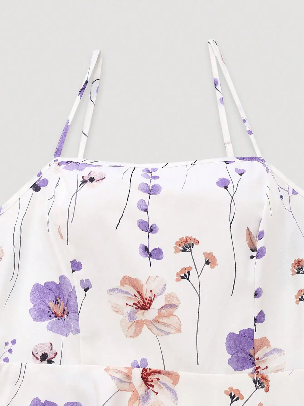 Women's Floral Camisole Dress & Cardigan Set