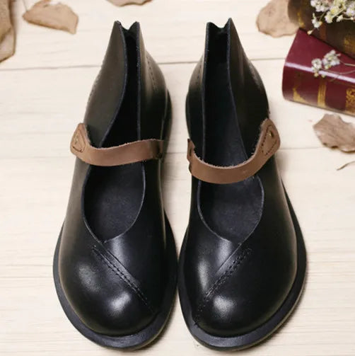 Careaymade-high quality Handmade 100% genuine leather women motorcycle shoes women Spring shoes big size Women Leisure Shoes