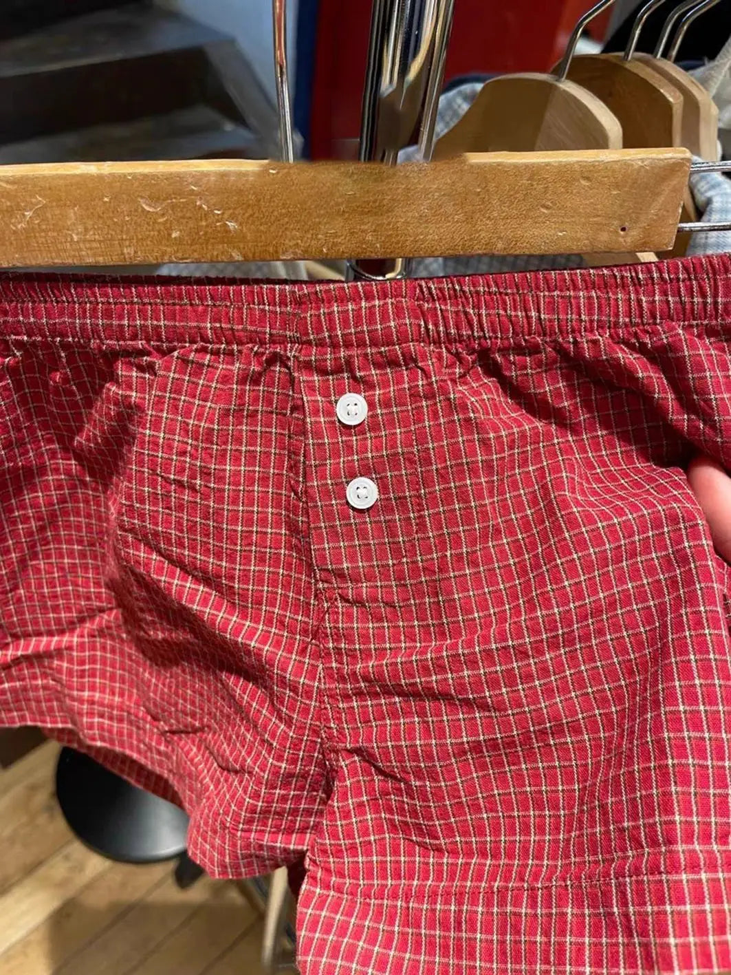 Plaid Cami & Shorts Lounge Set