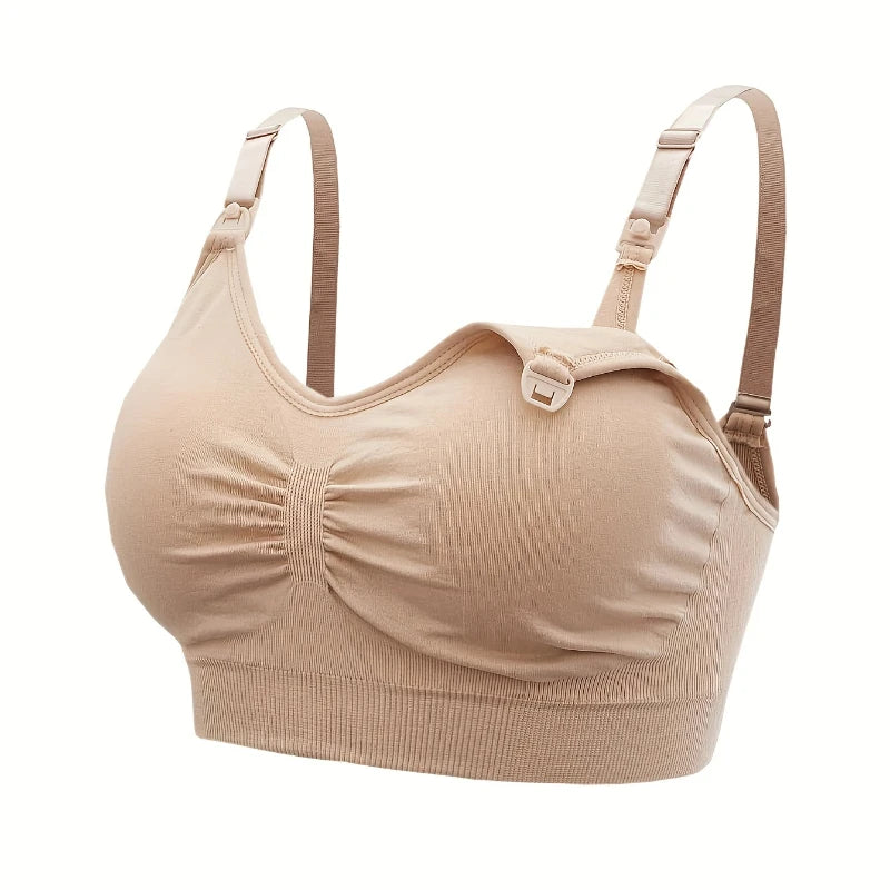 High Quality Plus Size Nursing Bra Breathable Women Breastfeeding Underwear Seamless Maternity Bra Push Up