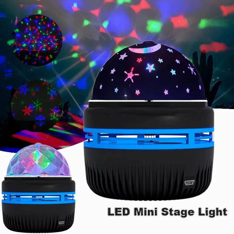 LED Galaxy Projector Night Light – Aurora Star Projector with Remote Control, 7 Color Modes & USB Powered
