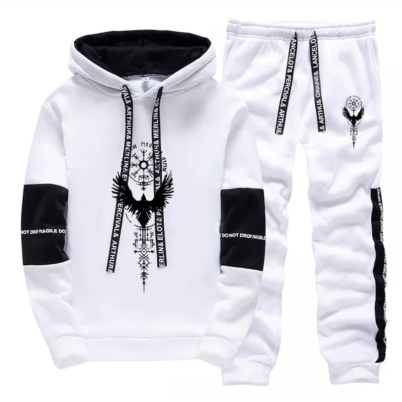 Casual Men's Hooded Tracksuit Comfortable Quality Outdoor Daily Sports 2026 Spring Hot Sales Single Sweatshirts And Sweatpants