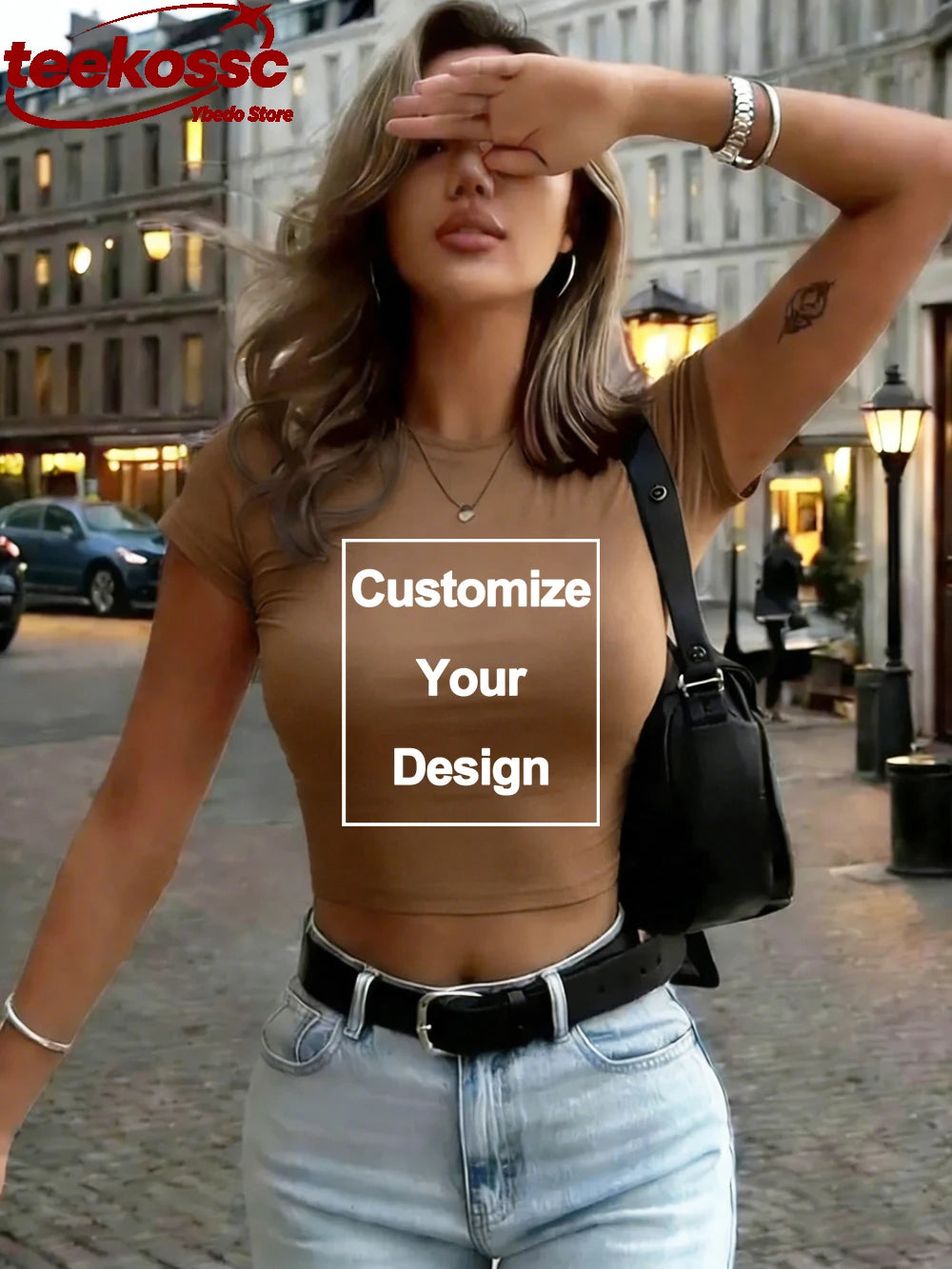 Women's Custom Graphic Crop Top