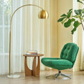 Modern Arc Floor Lamp with Adjustable Shade and Marble Base, LED Bulb Included for Living Room Lighting