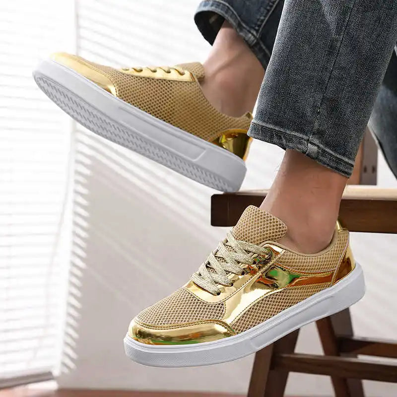 PU Leather Spring-autumn Shoes Wide Heel Woman Luxury Shoes Women Shoes With Heel Sneakers Sport Trends High-quality