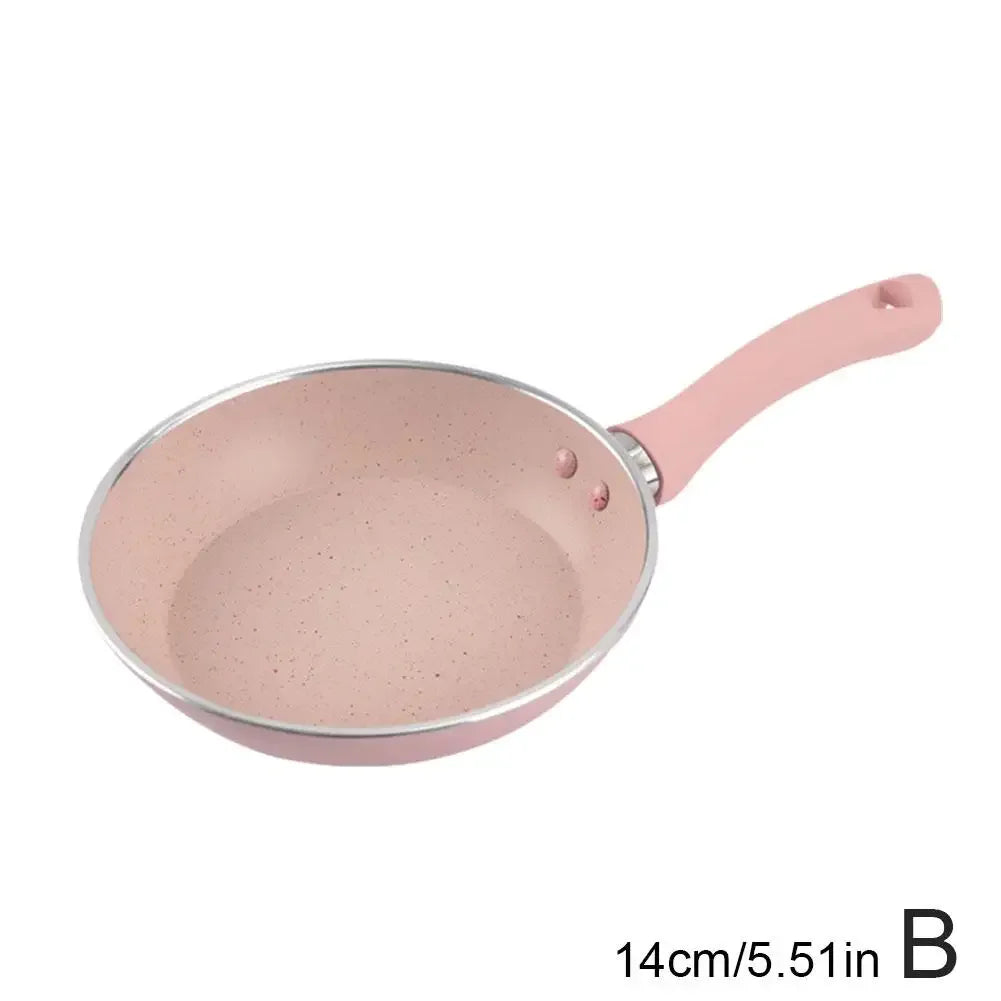Egg Frying Pan Medical Stone Non-stick Frying Pan Bao Cookware Pot Universal Pot Food Cooker Breakfast Complementary N9V4