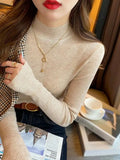 Women's Ribbed Mock Neck Sweater