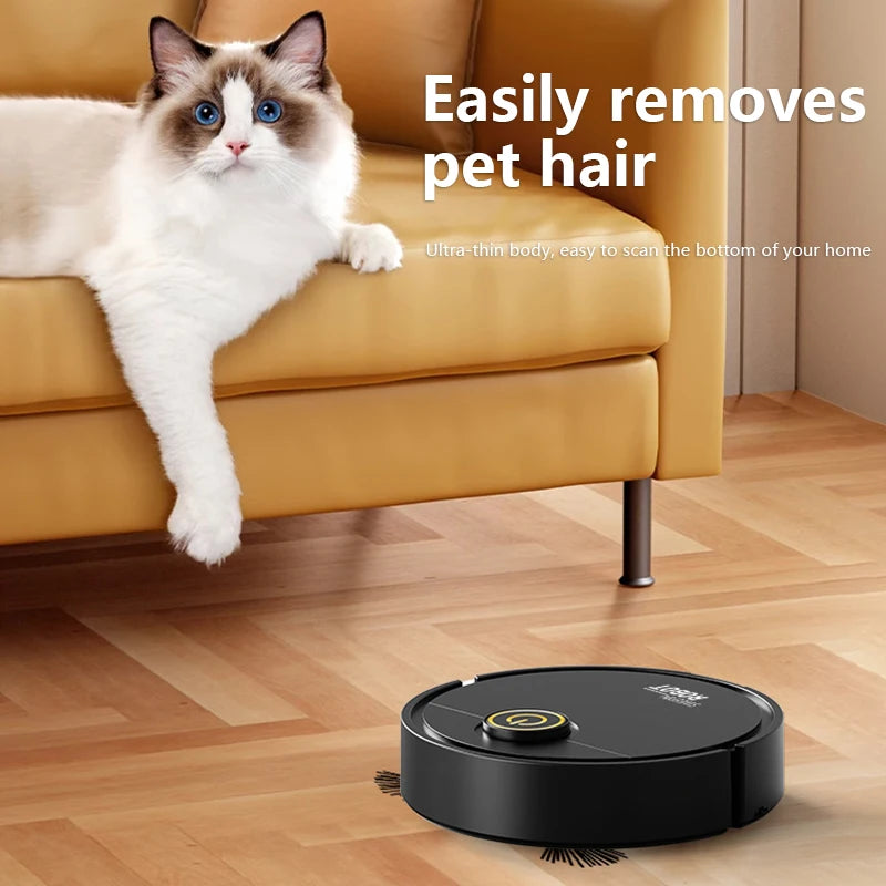Hot Selling 6000pa Smart Sweeping Robot Mop 3-in- Strong Suction Vacuum Washable Mop For Pet Hair Hard Floor Home Kitchen Room